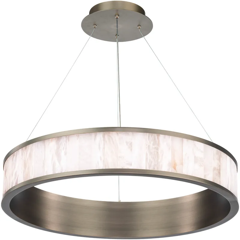 Coliseo LED 11 inch Antique Nickel Chandelier Ceiling Light