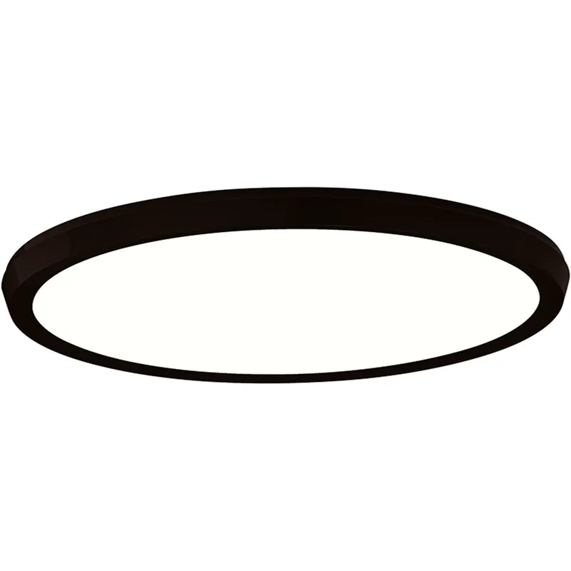 Argo LED 15 inch Black Flush Mount Ceiling Light