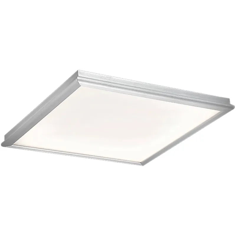 Neo LED 12 inch Brushed Aluminum Flush Mount Ceiling Light in 12in.