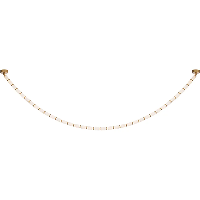 Entice 36 Light 2 inch Aged Brass Pendant Ceiling Light in 3500K