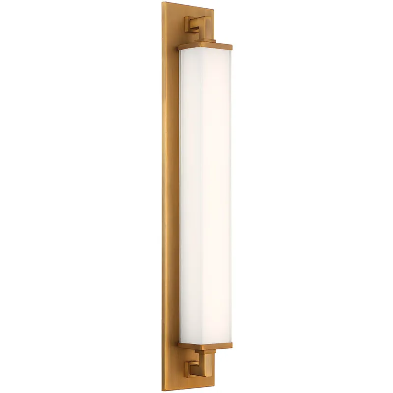 Gatsby LED 4 inch Aged Brass ADA Wall Sconce Wall Light