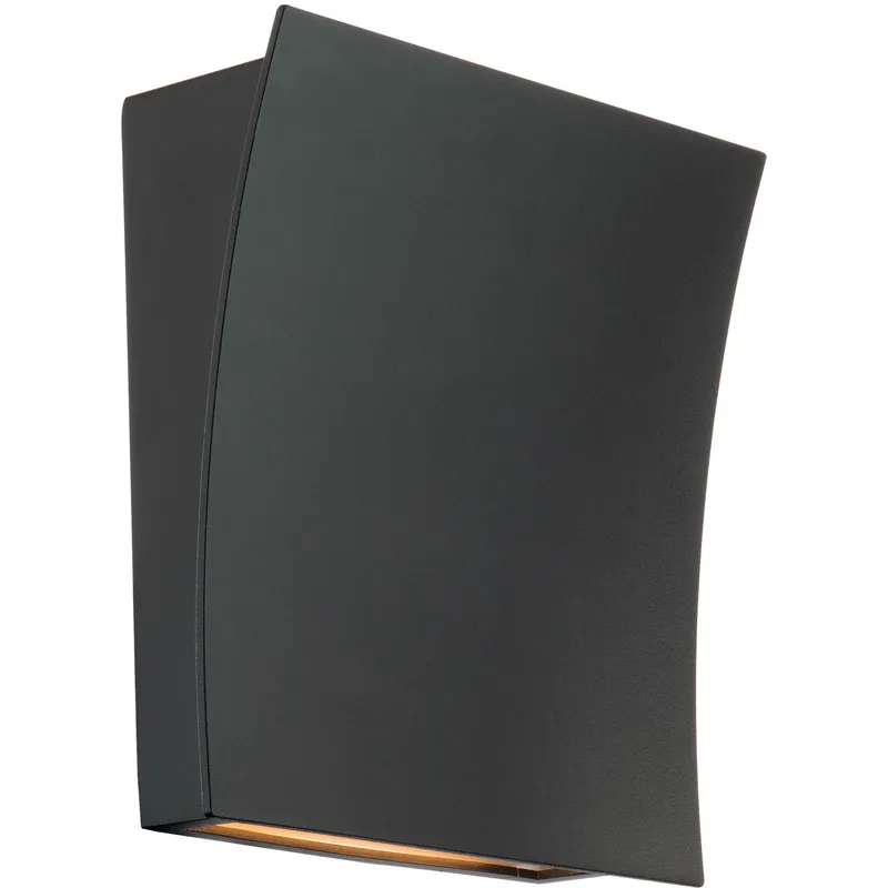 Slide LED 3.75 inch Black ADA Wall Sconce Wall Light in 2700K