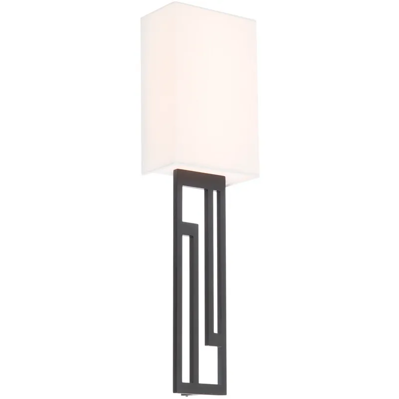 Vander 1 Light 3.5 inch Black ADA Wall Sconce Wall Light in 3500K, 22in