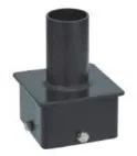 Morelux 5" Single Square Vertical Tenon Bronze
