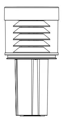 Morelux RBL300-HLRD HEAD Louvered Reflector FLAT TOP Bronze