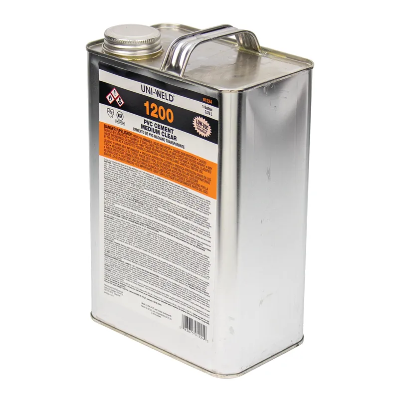 PVC Cement - Clear, 1 Gallon