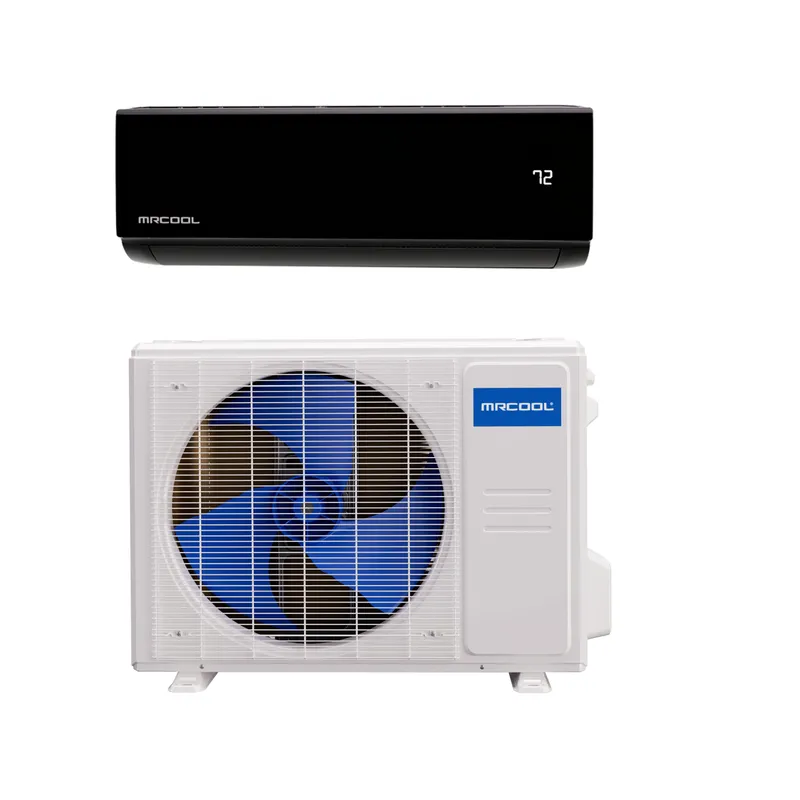 MRCOOL DIY Select 1st Gen - R454B - 12K BTU 115V Black Wall Mount Air handler + Condenser