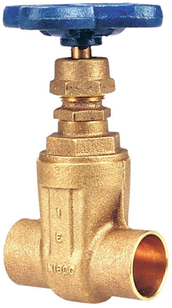 Nibco NJ0J00F Gate Valve 3 in Solder 125 Lb Bronze