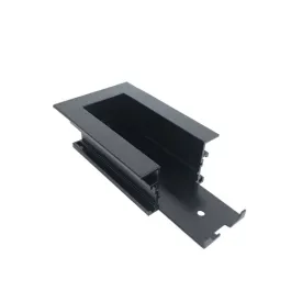 Nora Lighting Recessed Track Housing End Feed - Black