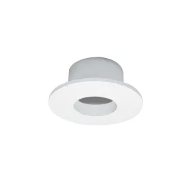 Nora Lighting 1" Iolite Can-less Round Downlight Trim - Matte Powder White