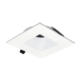 Nora Lighting 2" Iolite Can-less Square Downlight Trim - Matte Powder White