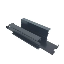 Nora Lighting Recessed Track Housing Straight Connector - Black