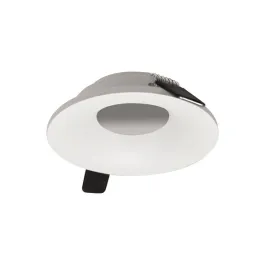 Nora Lighting 2" Iolite Can-less Round Bullnose Trim - White Trim