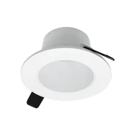 Nora Lighting 2" Iolite Can-less Round Downlight Trim - Matte Powder White
