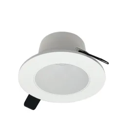 Nora Lighting 4" Iolite Can-less Round Downlight Trim - Matte Powder White