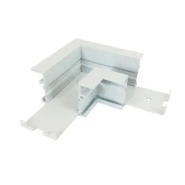 Nora Lighting Recessed Track Housing L-Connector - White