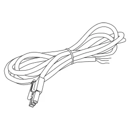 Nora Lighting 72" LEDUR Hardwire Connector Cable - White