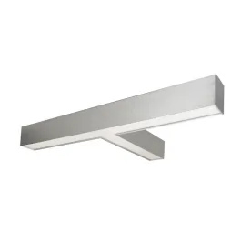 Nora Lighting 40 Watt L-Line LED Indirect / Direct Linear - T-Connector - 5,027 Lumens - CCT Selectable - Aluminum