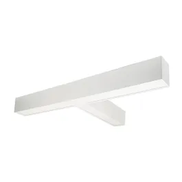 Nora Lighting 40 Watt L-Line LED Indirect / Direct Linear - T-Connector - 5,027 Lumens - CCT Selectable - White