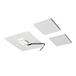 Nora Lighting Surface Mount Kit for L-Line LED Direct - White End Caps