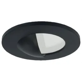 Nora Lighting Round Wall Wash Trim for NM2-2RDC - Matte Black