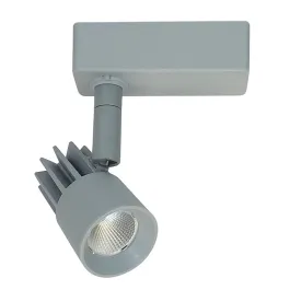 Nora Lighting Aiden LED Track Head - 10W - 3000K - 720 Lumens - 23º to 48º - Halo Adapter - Silver - 120V