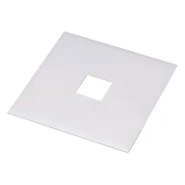 Nora Lighting Square Outlet Box Cover - White