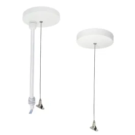 Nora Lighting 20' Pendant & Power Mounting Kit for NLUD Series - White