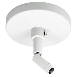 Nora Lighting Track Lighting Slope Pendant Adapter - White