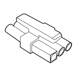 Nora Lighting End to End Connector for LED Under Cabinet Lights - White