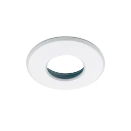 Nora Lighting 1" Round M1 Stainless Steel Trim - White