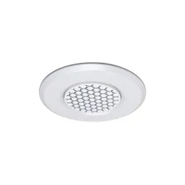 Nora Lighting 1" Round M1 Hexcell Louver Trim - White