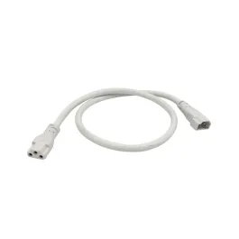 Nora Lighting 6" Jumper Cable for LED Under Cabinet Lights - White