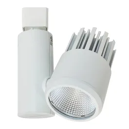 Nora Lighting Aiden LED Track Head - 15W - 3000K - 1,150 Lumens - 19º to 40º - Halo Adapter - 120V- White - 120V