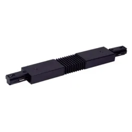 Nora Lighting One-Circuit Track System Flexible Connector - Black