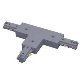 Nora Lighting Two-Circuit Track System T-Connector - Silver