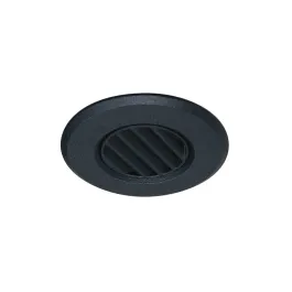 Nora Lighting 1" Round M1 Louver Trim - Matte Black