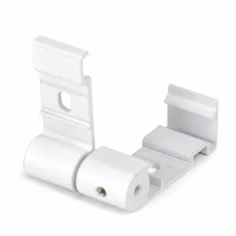 Nora Lighting Adjustable Mounting Bracket for LED Under Cabinet Lights - White