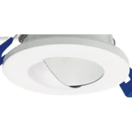Nora Lighting Round Wall Wash Trim for NM2-2RDC - Matte Powder White