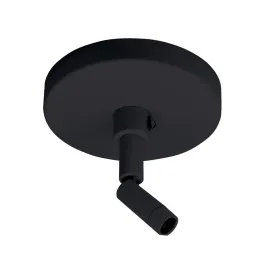 Nora Lighting Track Lighting Slope Pendant Adapter - Black