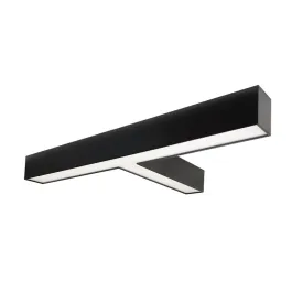 Nora Lighting 40 Watt L-Line LED Indirect / Direct Linear - T-Connector - 5,027 Lumens - CCT Selectable - Black