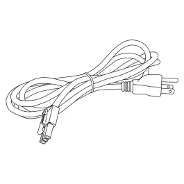 Nora Lighting 72" LEDUR Cord & Plug - White