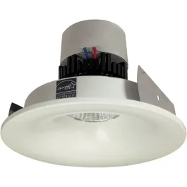 Nora Lighting 4" Pearl LED Retrofit Downlight - Round Bullnose - 800 Lumens - Dim to Warm - White