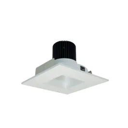 Nora Lighting 4" Iolite LED Downlight - Square w/ Square Aperture - 1000 Lumens - 5000K - Matte Powder White