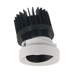 Nora Lighting 4" Iolite LED Downlight - Trimless Adjustable - 1500 / 2000 Lumens - 2700K - Black / White