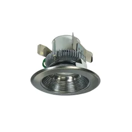 Nora Lighting 4" 12W Cobalt Round LED Retrofit Downlight - Dimmable - 2700K - 750 Lumens - 120V - Natural Metal
