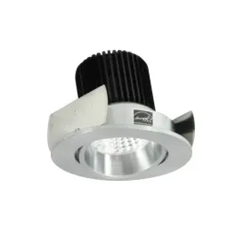 Nora Lighting 2" Iolite LED Downlight - Round Adjustable Cone - 1000 Lumens - 3500K - Natural Metal