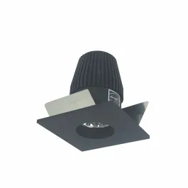 Nora Lighting 1" Iolite Square LED Downlight - Straight Reflector - Dim to Warm - 600 Lumens - Black