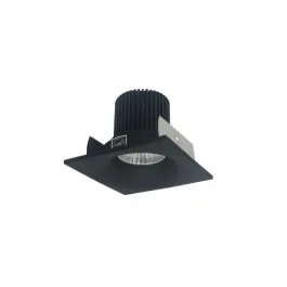 Nora Lighting 2" Iolite LED Downlight - Square Bullnose - 800 Lumens - Comfort Dim - Black