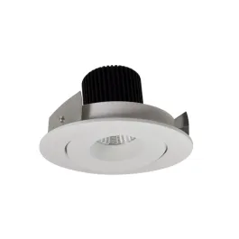 Nora Lighting 4" Iolite LED Downlight - Round Gimbal - 1000 Lumens - 2700K - White